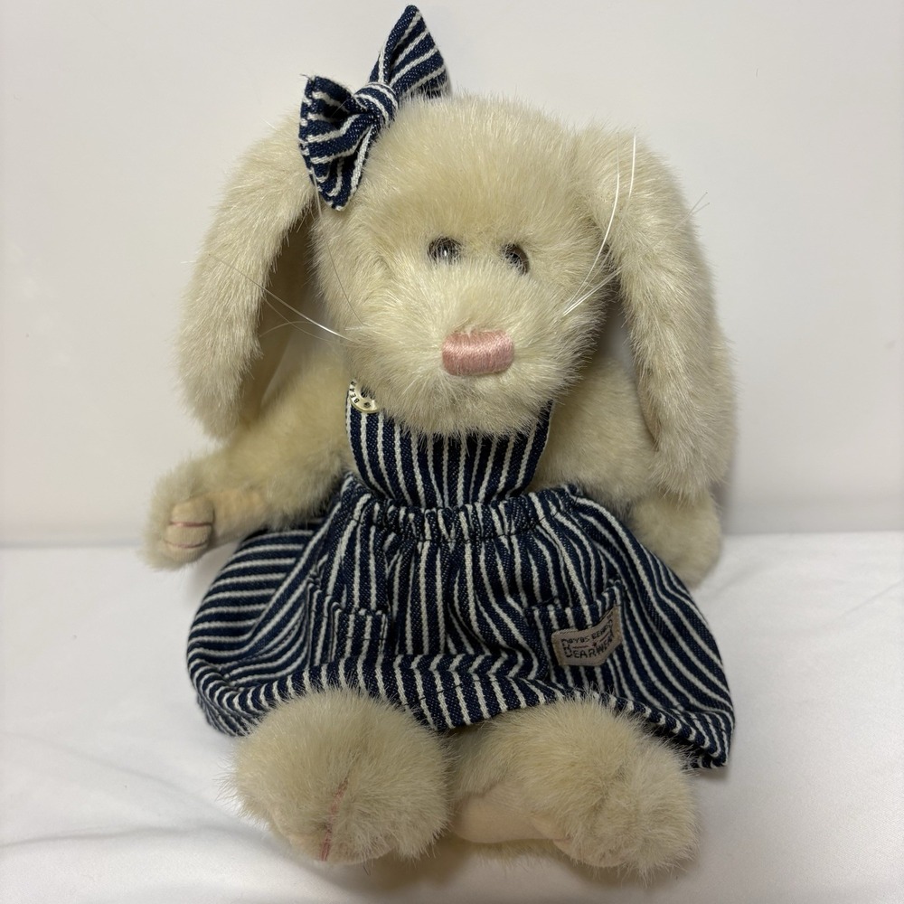 Cara Z Bunnyhugs Boyds Collection Retired Bunny Easter Grandmillenial Vintage